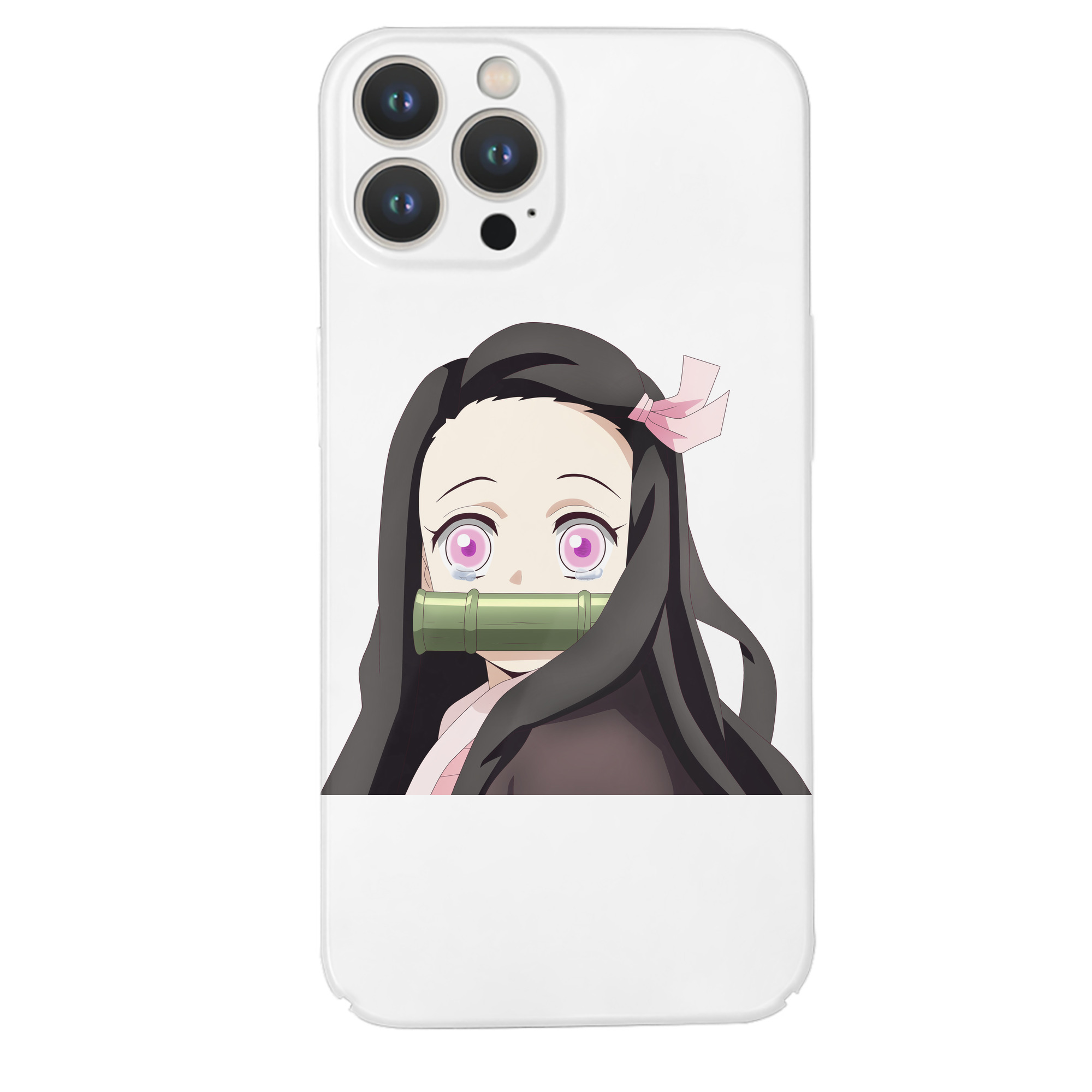 （画像用） 鬼滅の刃（きめつのやいば）竈門 禰󠄀豆子／かまど ねずこ Kamado Nezuko 【iPhone 14シリーズ対応】ハードケース